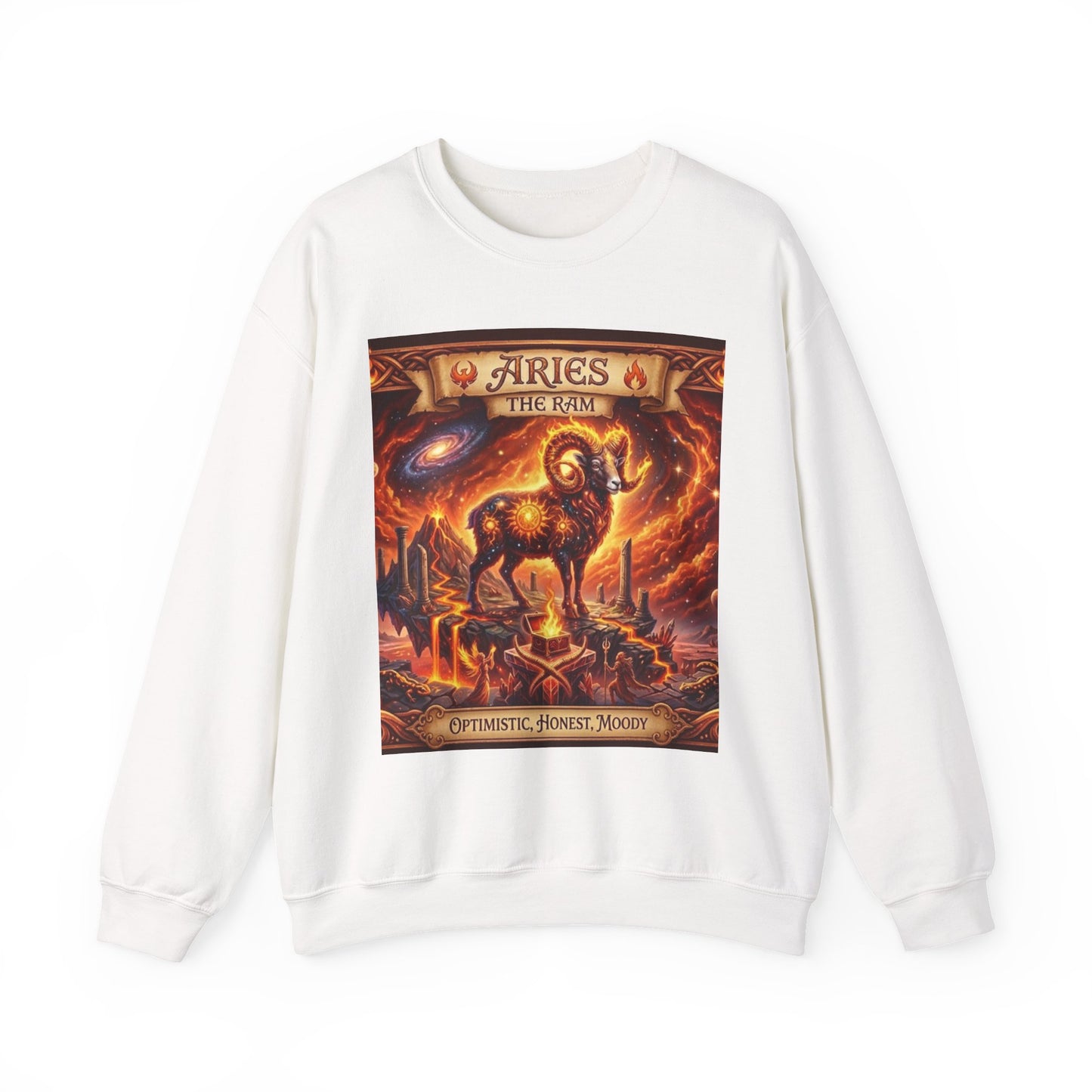 Aries Zodiac Crewneck Sweatshirt