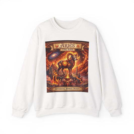 Aries Zodiac Crewneck Sweatshirt