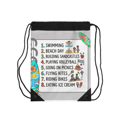 Summer Fun Drawstring Bag