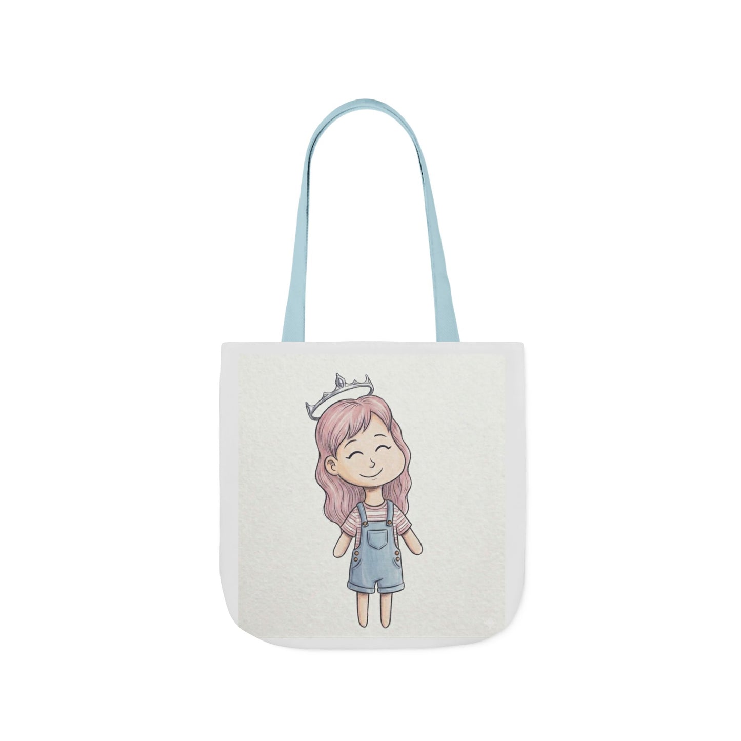 Cute Princess Girl Canvas Tote Bag