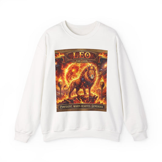 Leo Zodiac Crewneck Sweatshirt