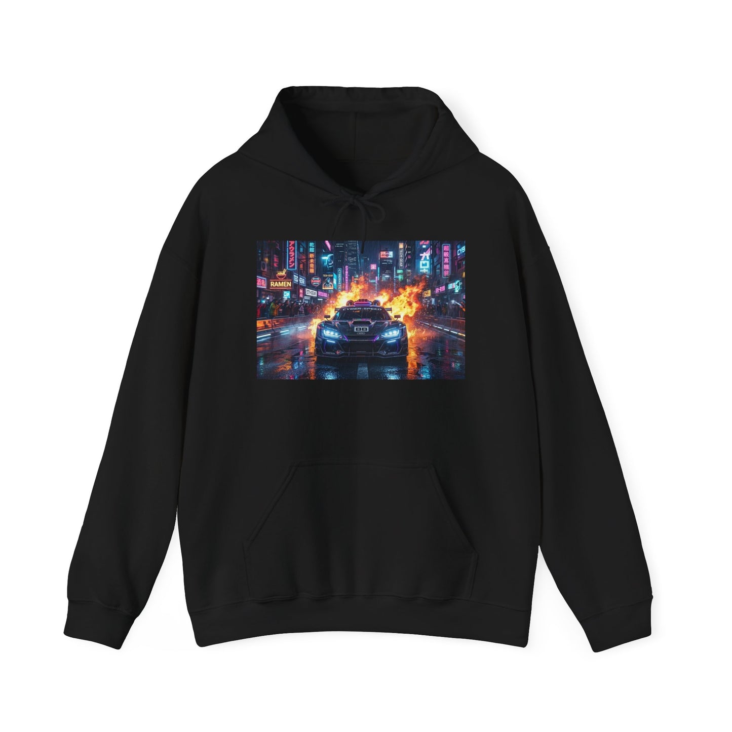 Neon City Night Racing Hoodie