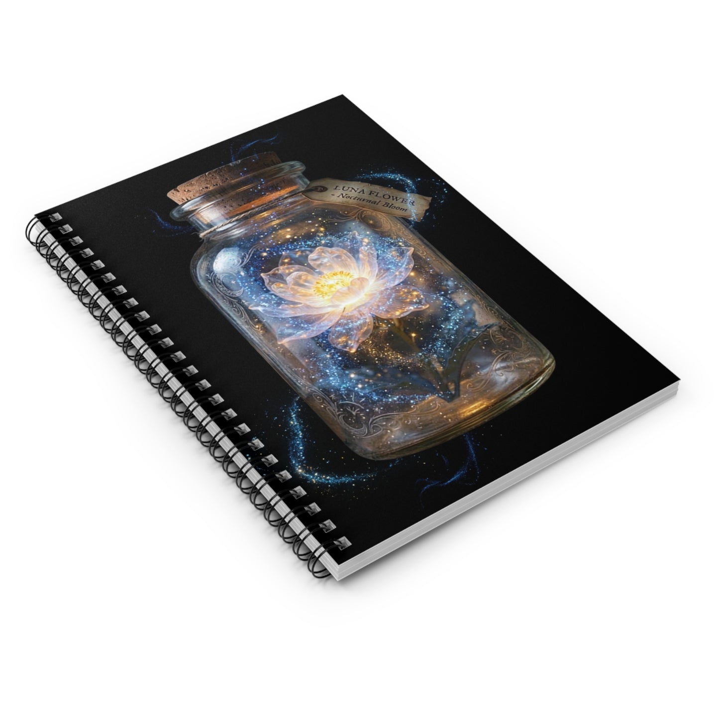 Magic Lotus Jar Spiral Notebook