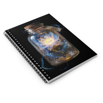 Magic Lotus Jar Spiral Notebook