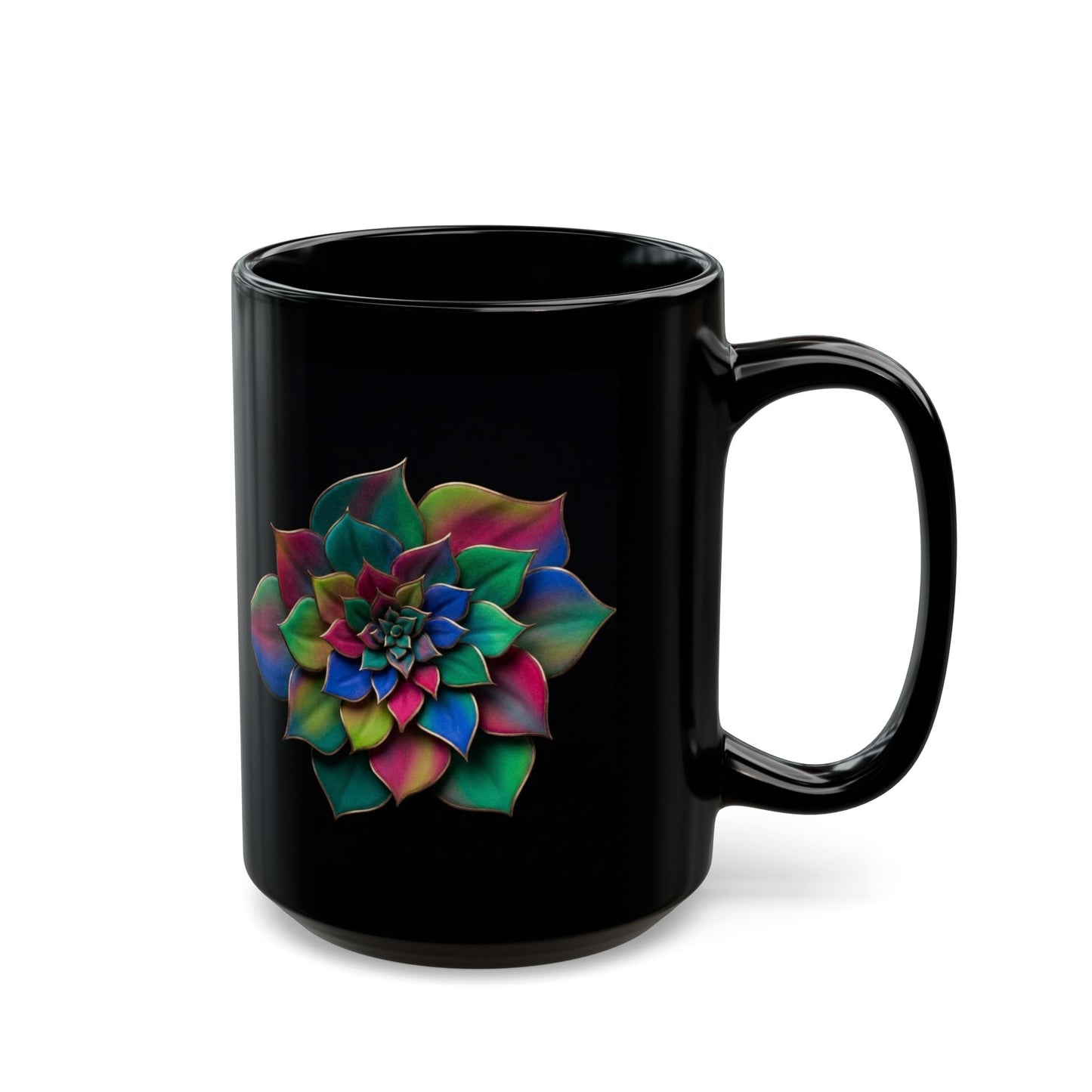 Rainbow Succulent Mug