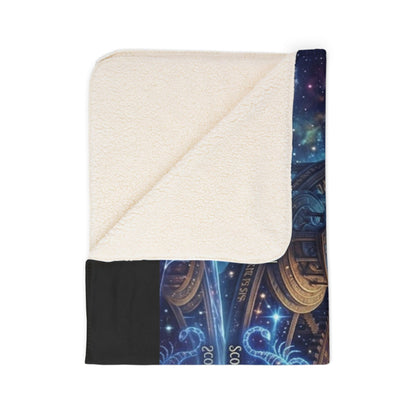 Zodiac Constellation Clock Blanket
