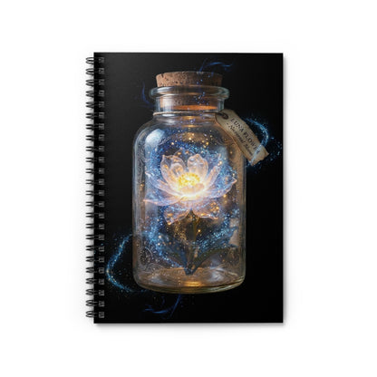 Magic Lotus Jar Spiral Notebook