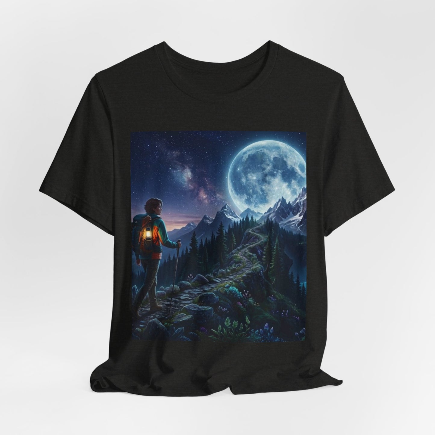 Moonlit Mountain Hike T-Shirt