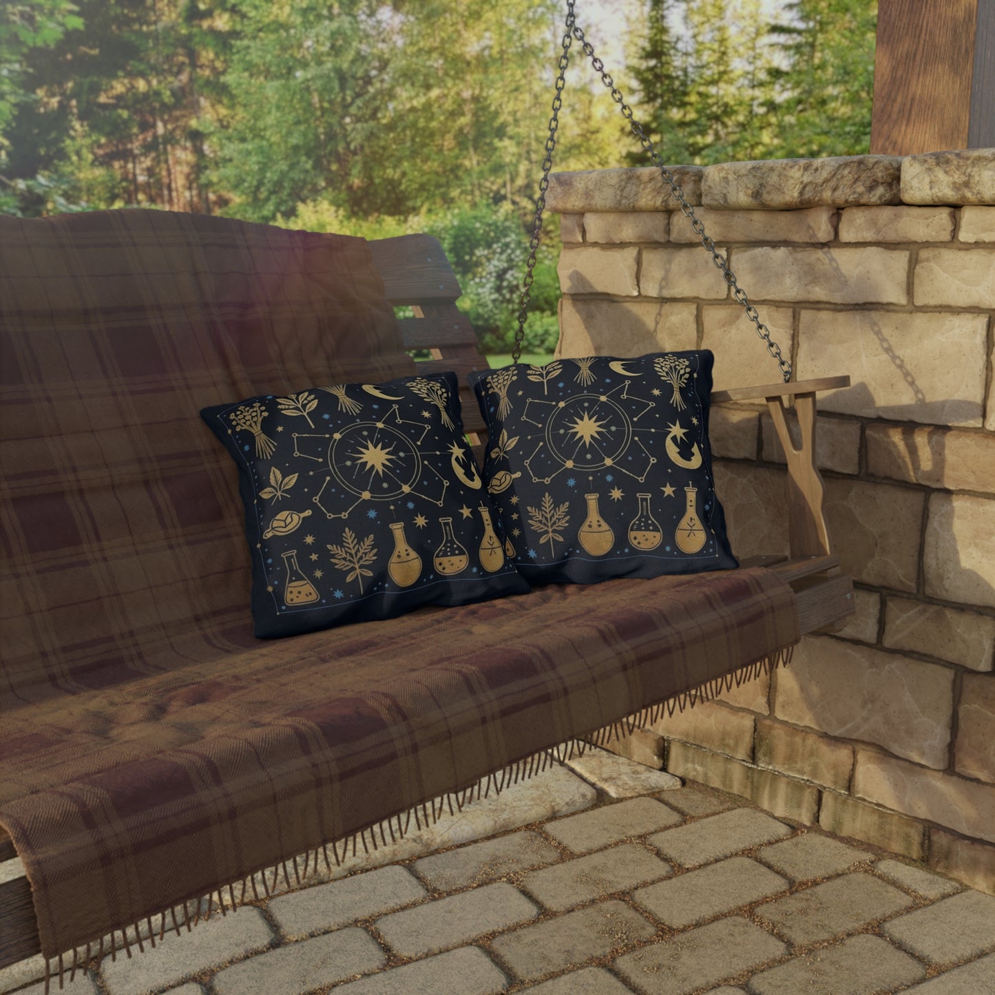Golden Alchemist Accent Cushion