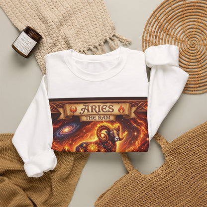 Aries Zodiac Crewneck Sweatshirt