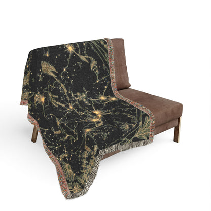 Constellation Glow Woven Blanket