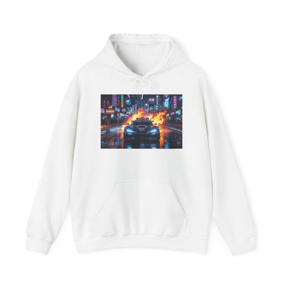 Neon City Night Racing Hoodie