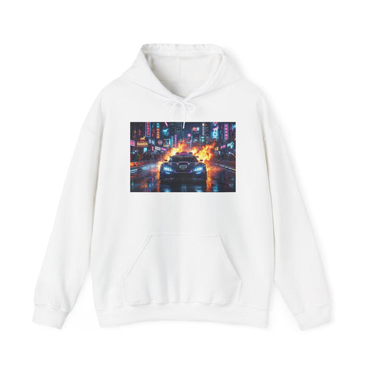 Neon City Night Racing Hoodie