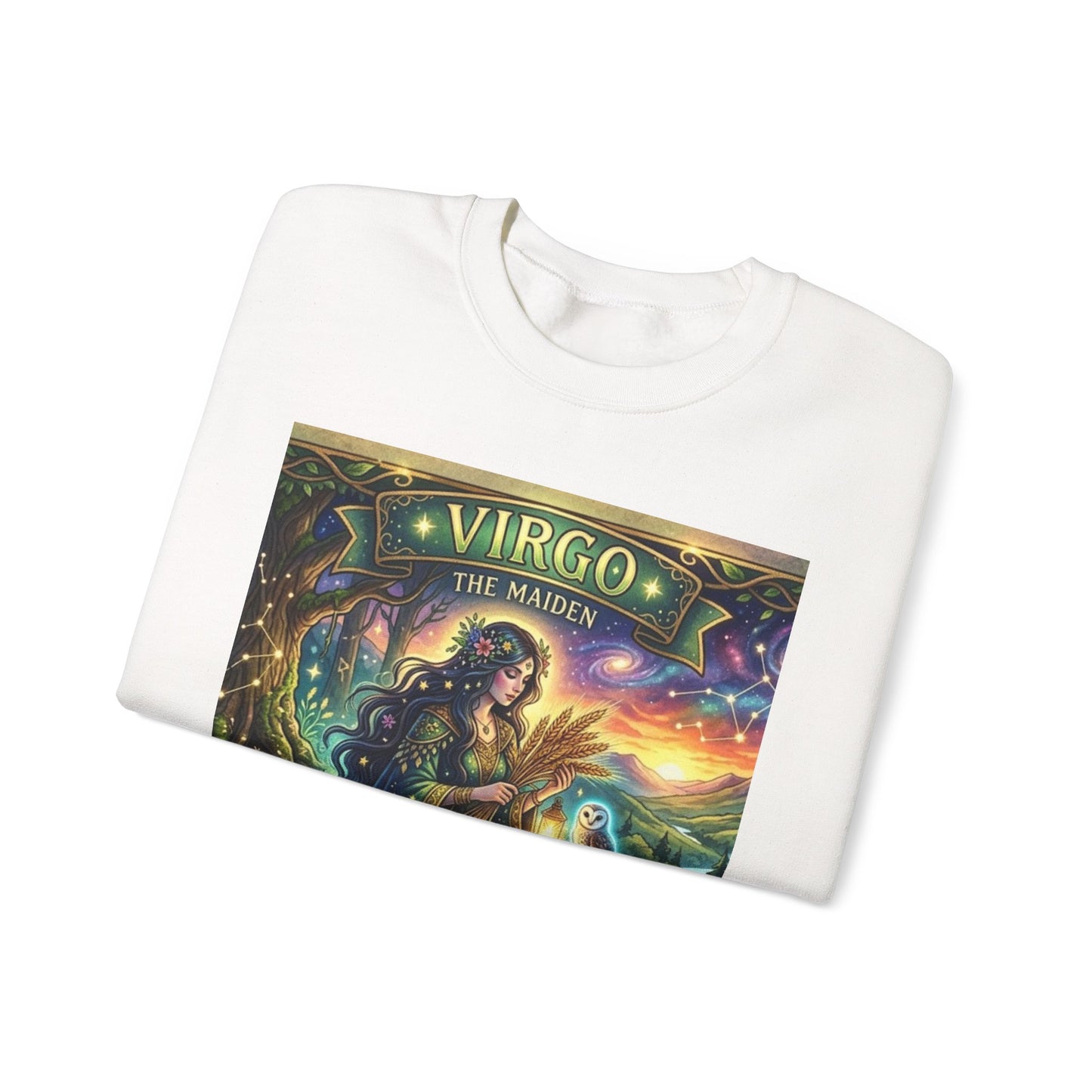Virgo Zodiac Crewneck Sweatshirt
