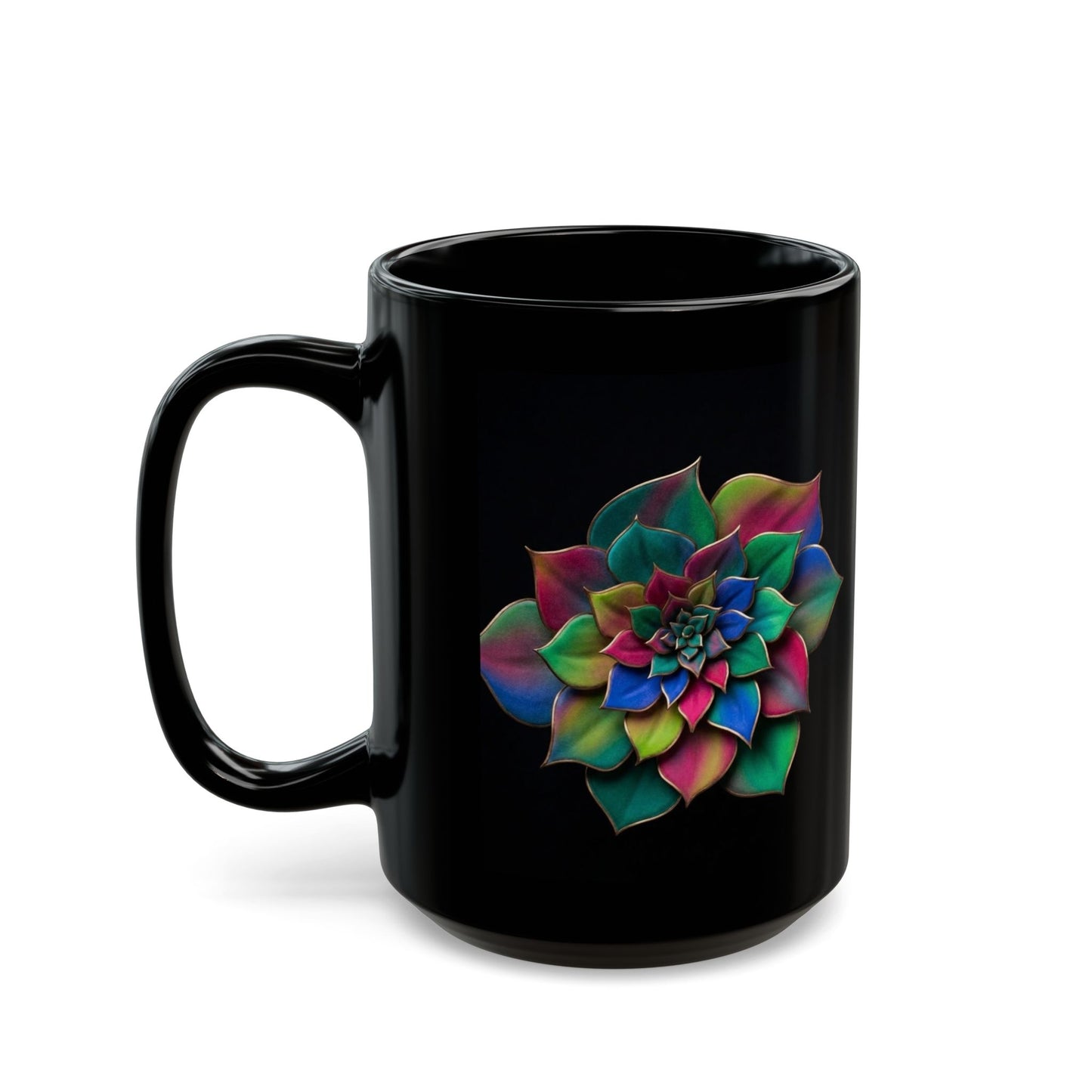 Rainbow Succulent Mug