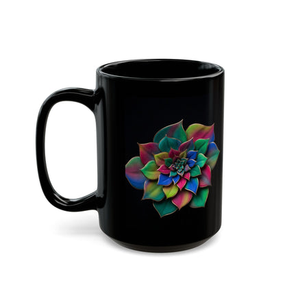 Rainbow Succulent Mug