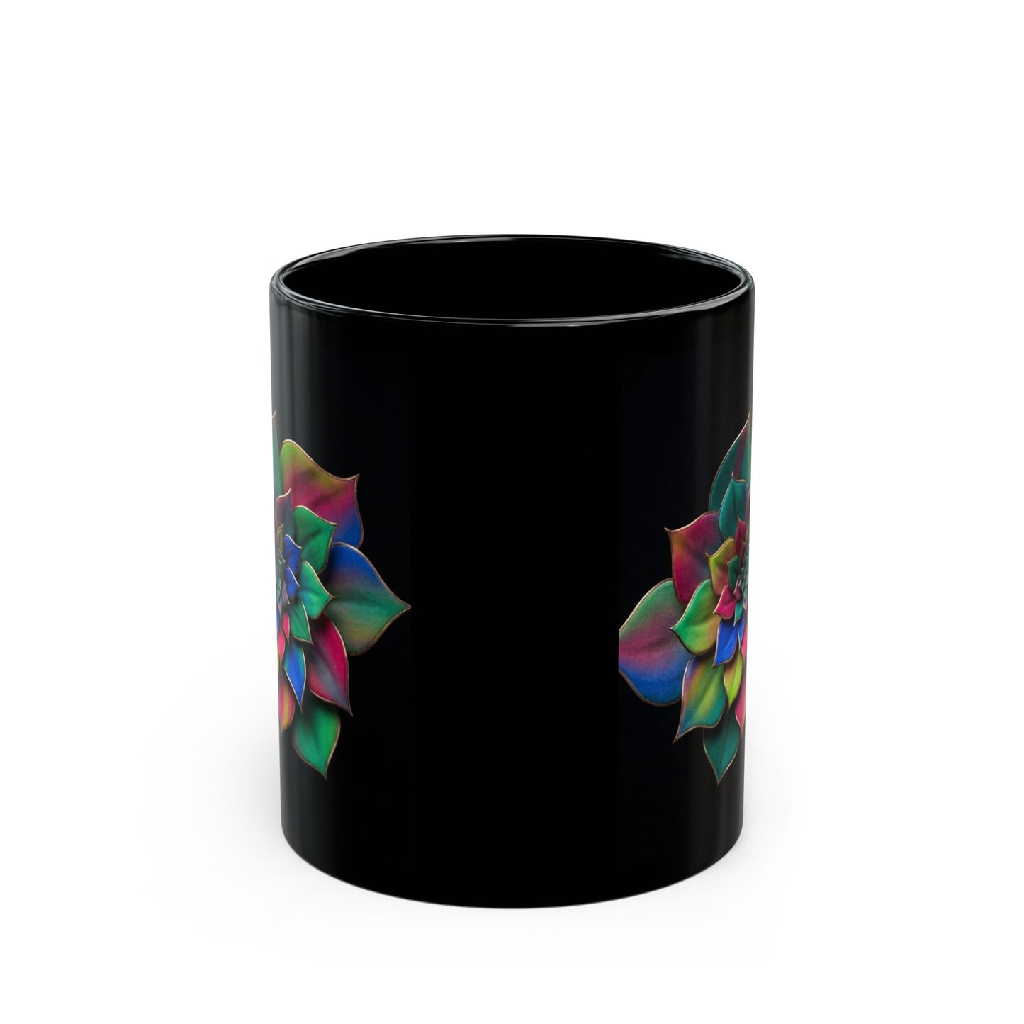 Rainbow Succulent Mug