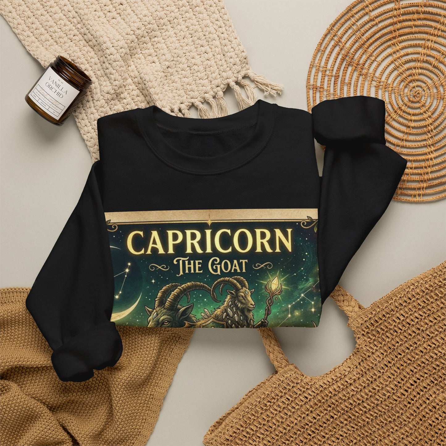 Capricorn Zodiac Crewneck Sweatshirt