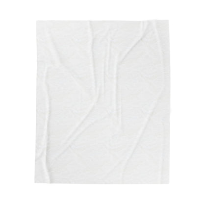Celestial Floral Moon Plush Blanket