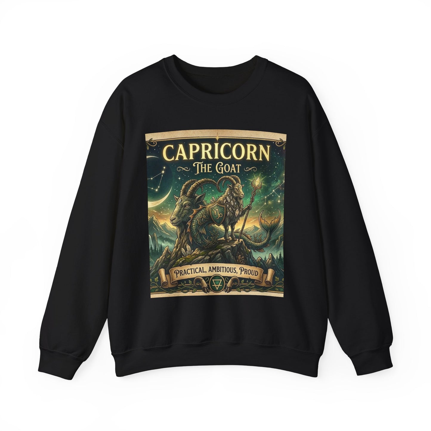 Capricorn Zodiac Crewneck Sweatshirt
